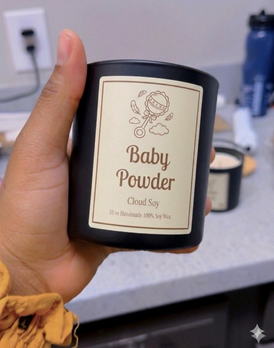 Baby Powder Candle